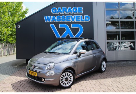 Fiat 500 1.2 Popstar Opendak(schuif/kantel)/airco/Park.sens/Bluetooth/4Cilinder